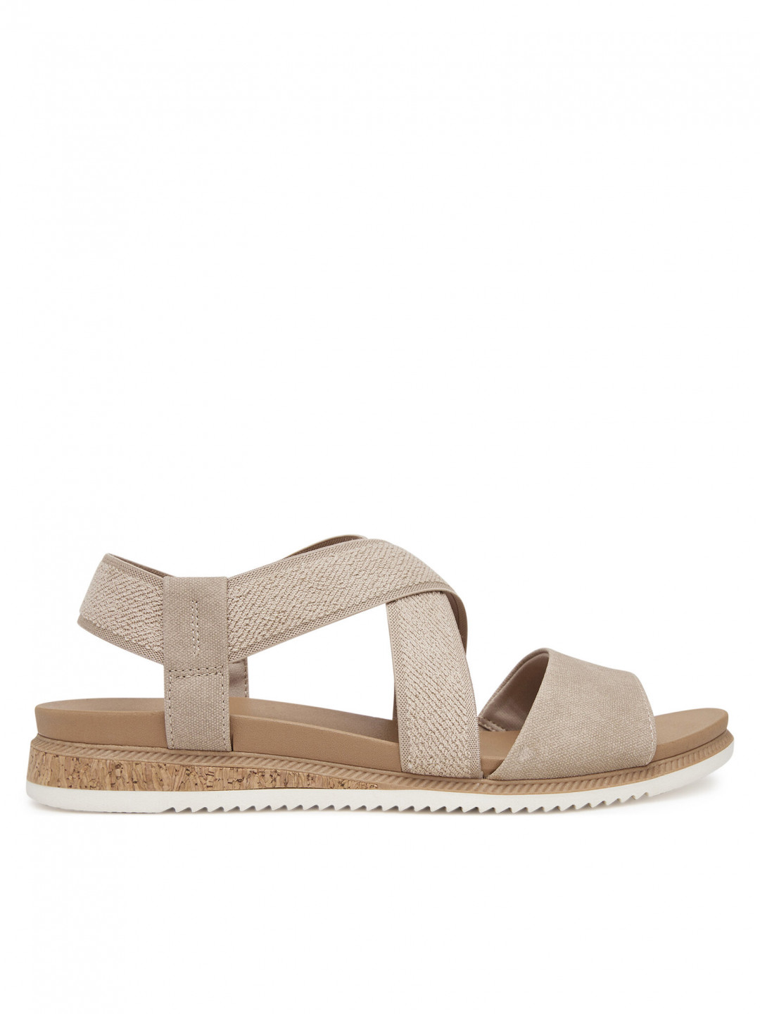 Skechers Sandály BOBS Desert Kiss Low 114705 TPE Béžová